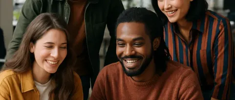 Illustrazione team lavoro